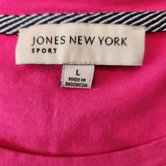 Jones NY SPORT Fuchsia Tee Shirt - Picture 4 of 7